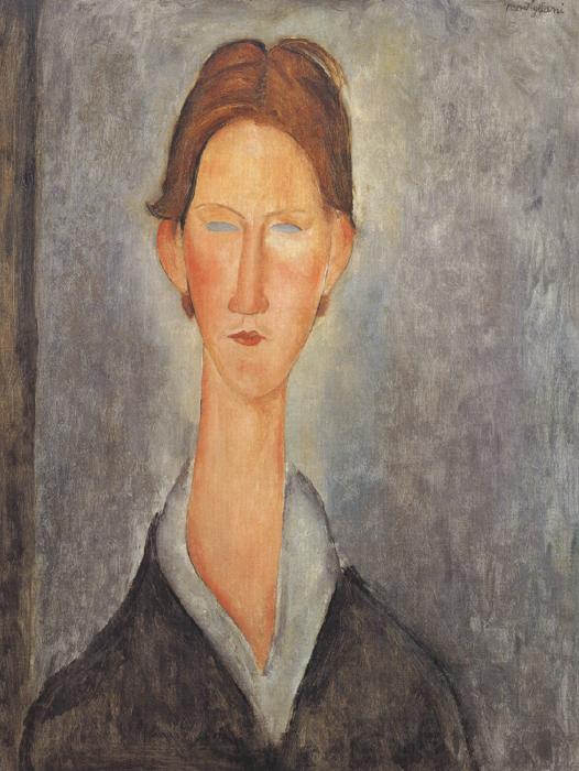 Amedeo Modigliani Portrait of a Student (mk39) Norge oil painting art